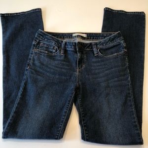 Bullhead Black Womens Straight Leg Jeans 9R